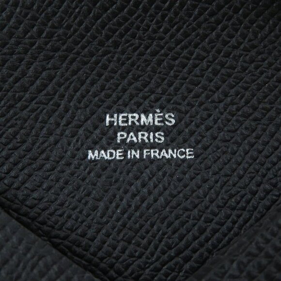 HERMES Calvi Epsom Black - Picture 7 of 10